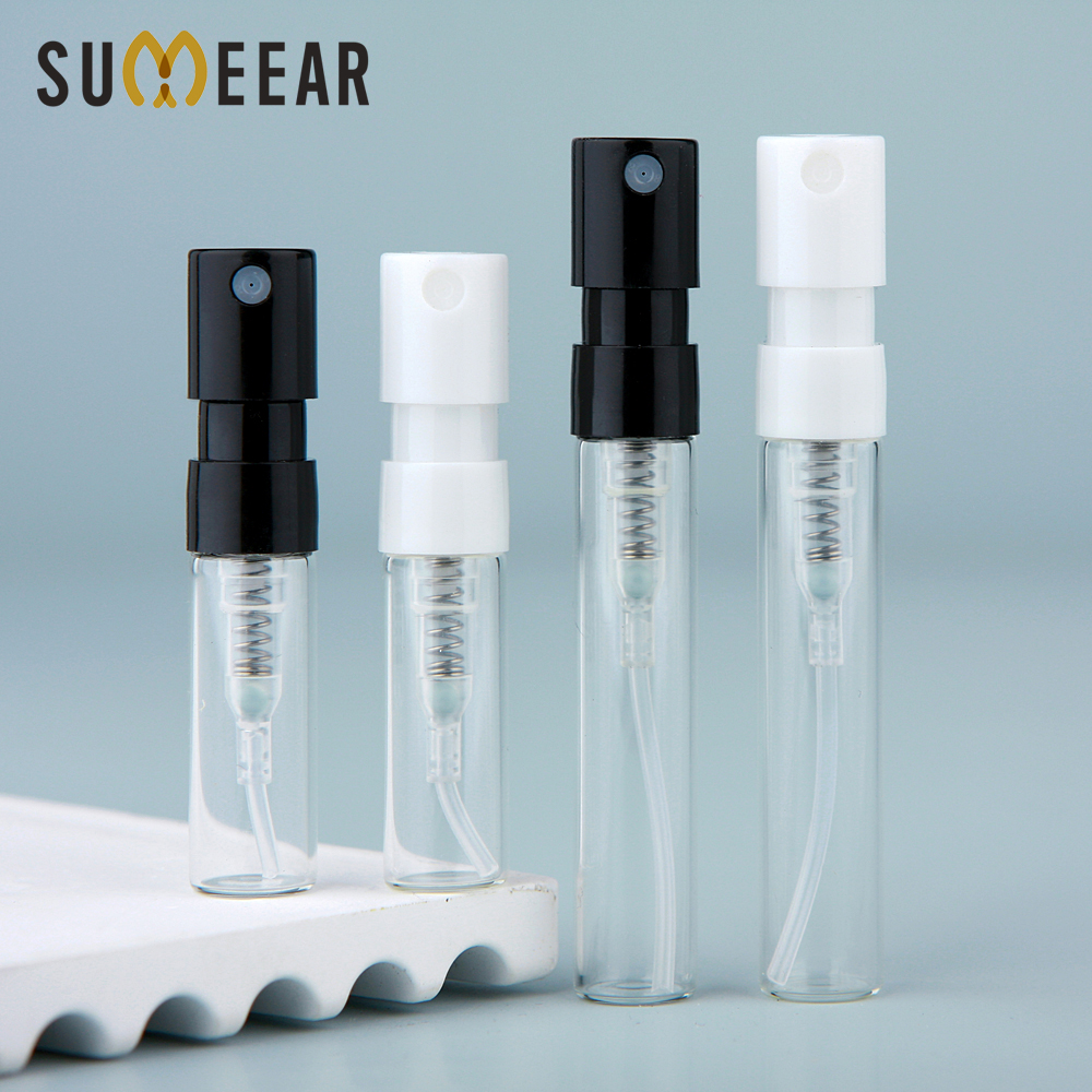 Perfume Fragrance Logo - 100pcs/Lot 1ml 2ml Mini Bayonet Glass