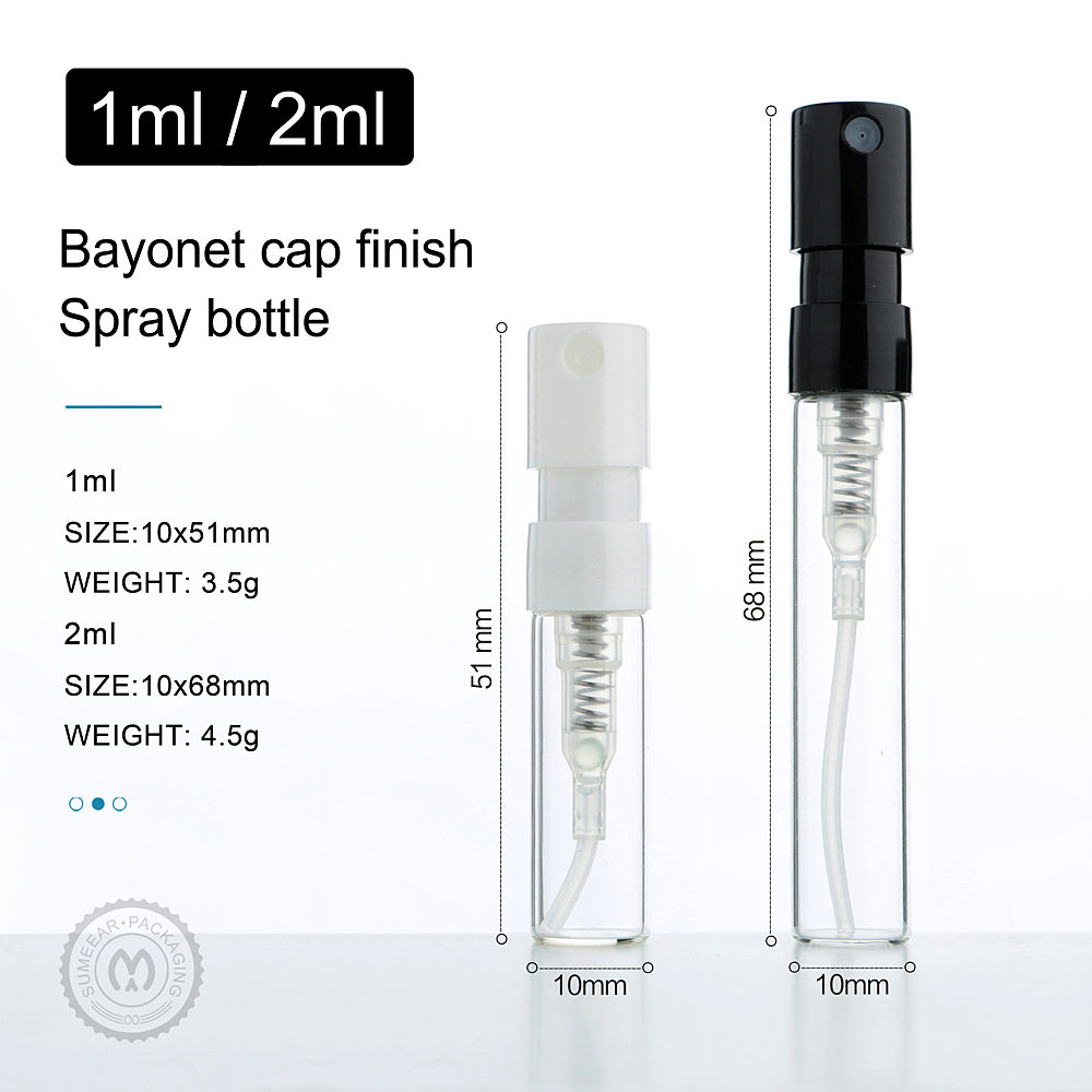 100/200pcs 1ml 2ml Bayonet Gla - Perfume Fragrance Logo recension och pris