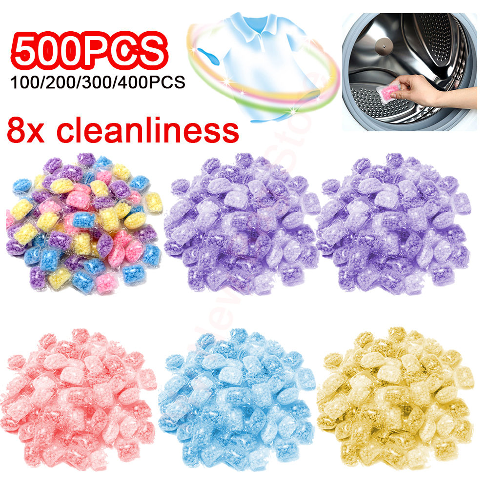 100-500PCS  Laundry Beads Dete - Perfume Fragrance Laundry Detergent recension och pris