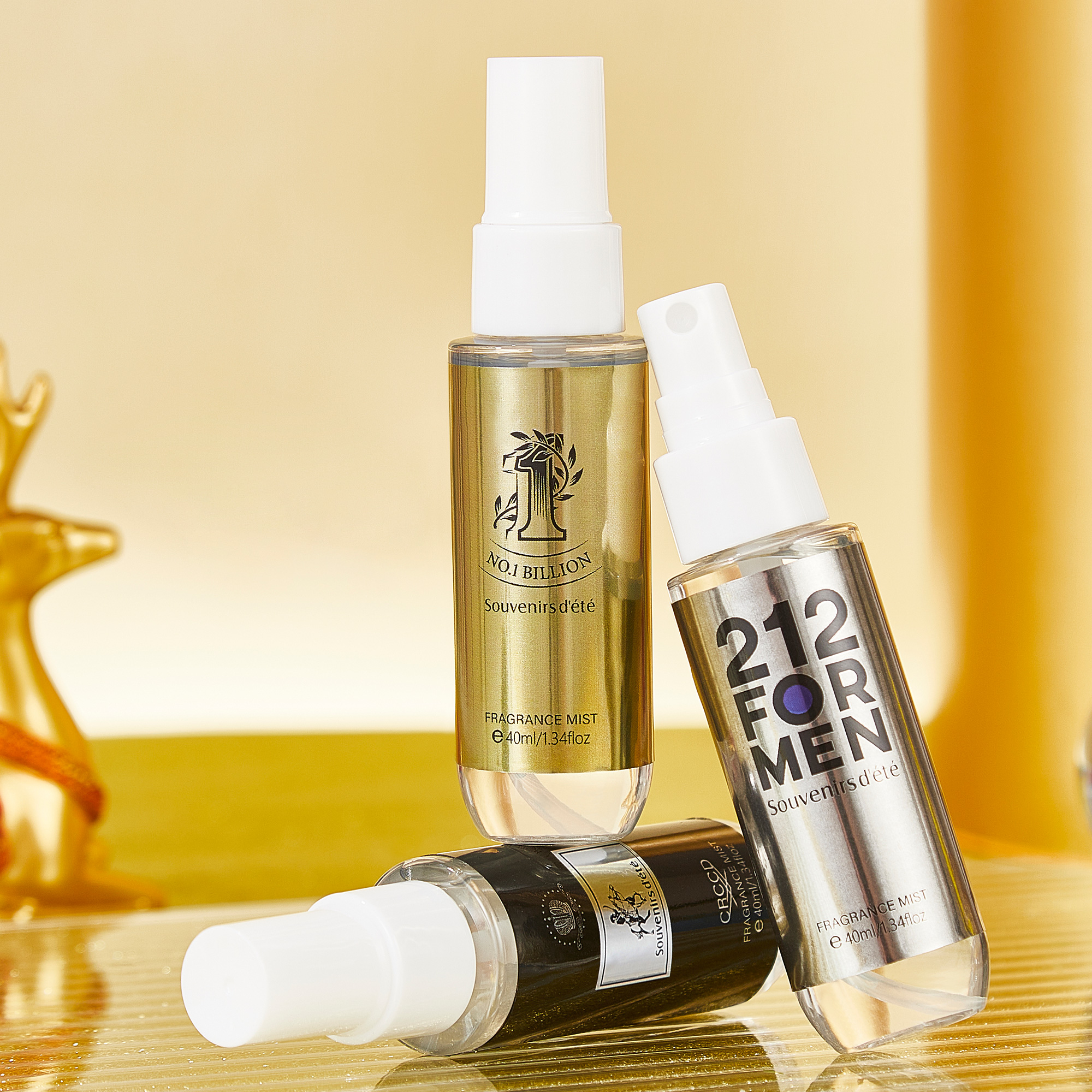 4pcs black gold men's perfume, - Perfume Fragrance Samples recension och pris