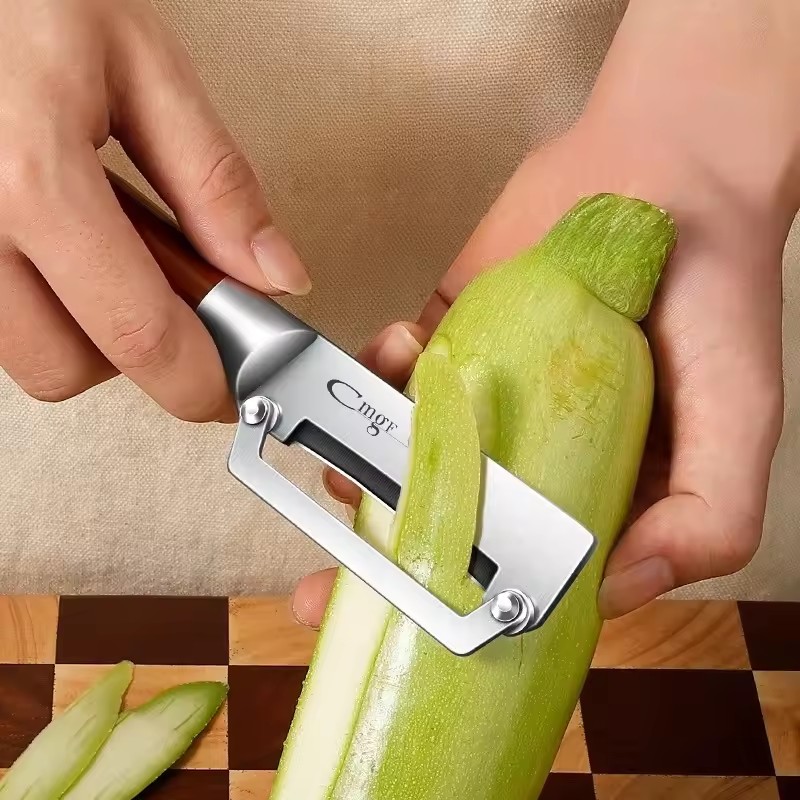 WXCOO Stainless Steel Peeler w - Oud Wood Chip recension och pris