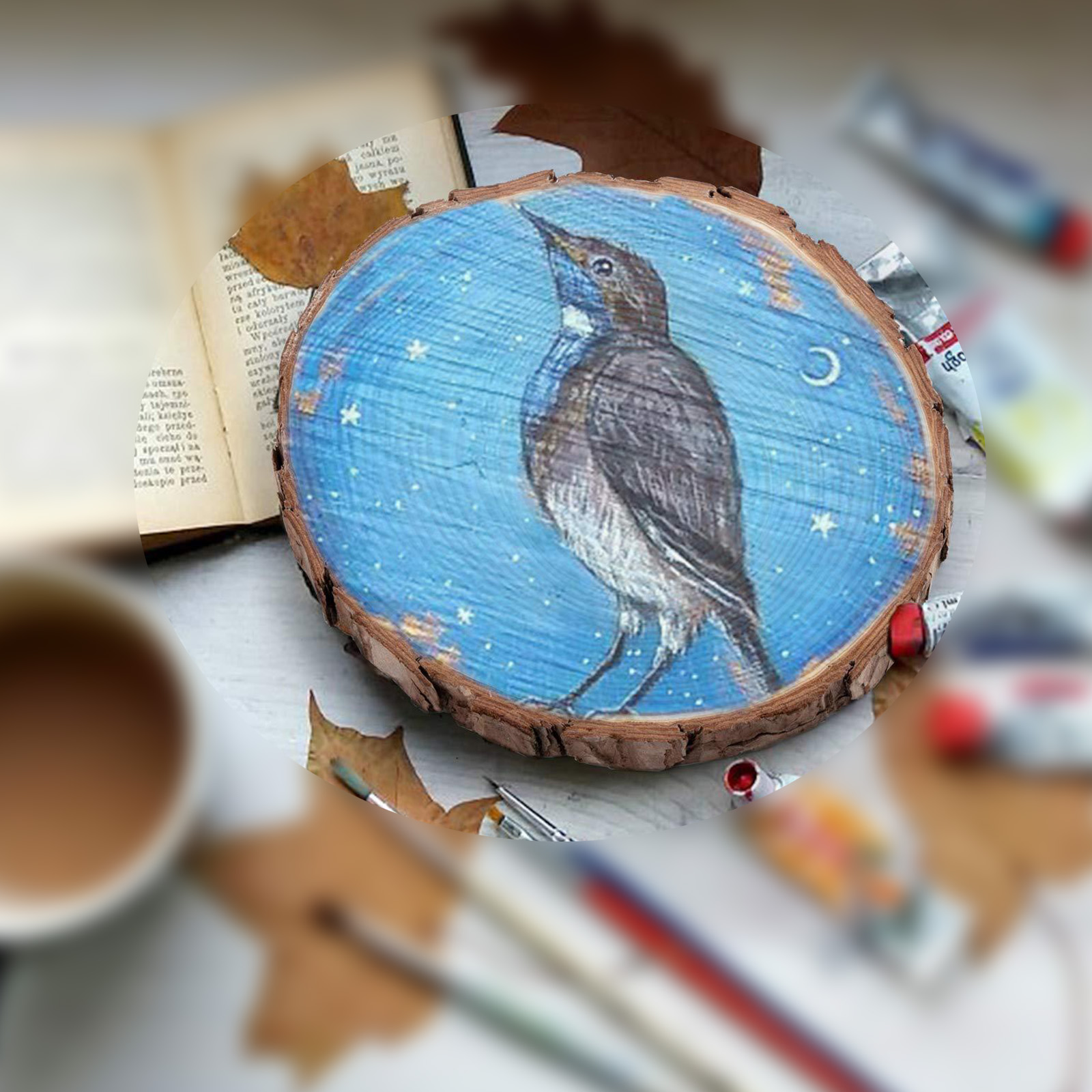 12pcs Wood Slices  Thicken Pin - Oud Wood Chip recension och pris