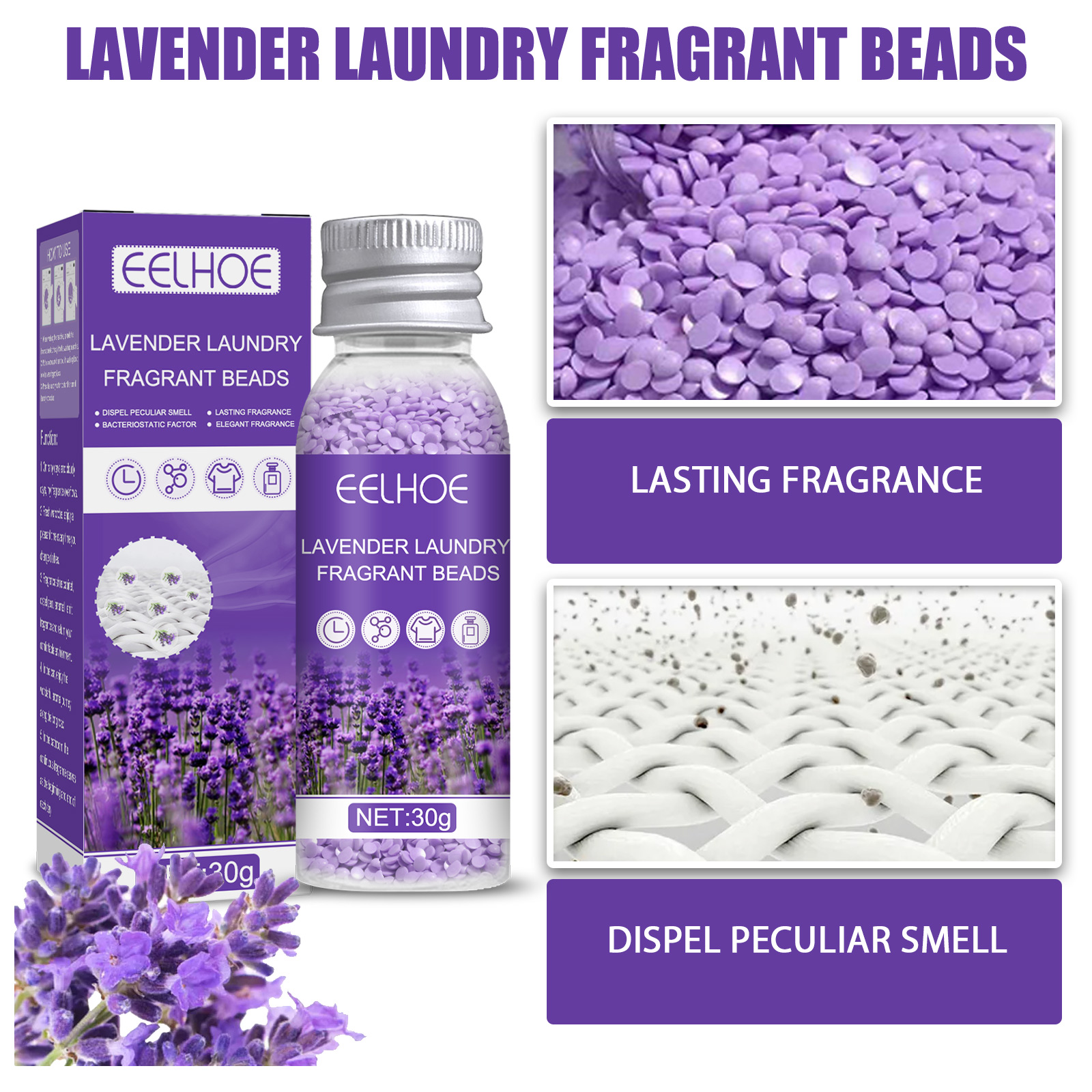 Lavender Fragrance Beads Laund - Perfume Fragrance Laundry Detergent recension och pris