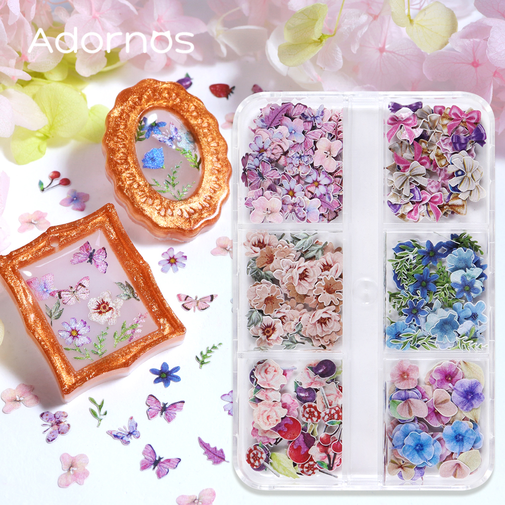180pcs/box Wood Pulp Flowers C - Oud Wood Chip recension och pris