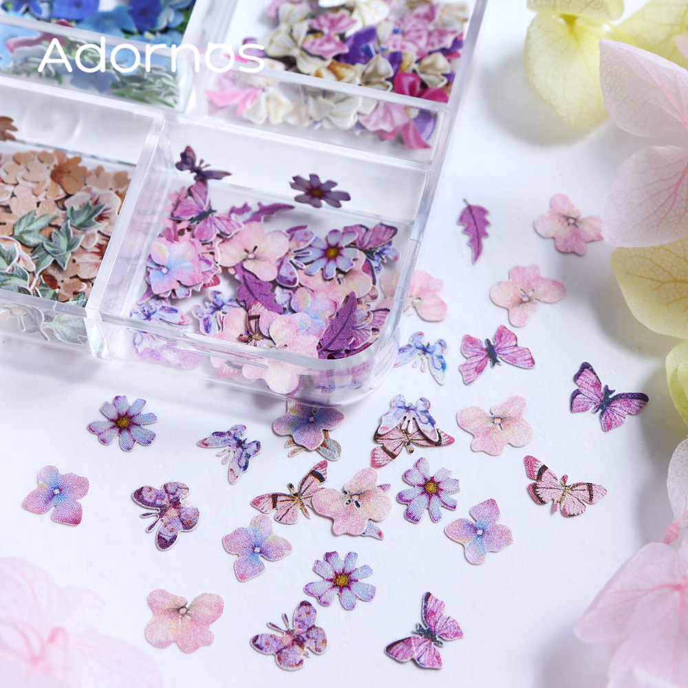 180pcs/box Wood Pulp Flowers C - Oud Wood Chip recension och pris