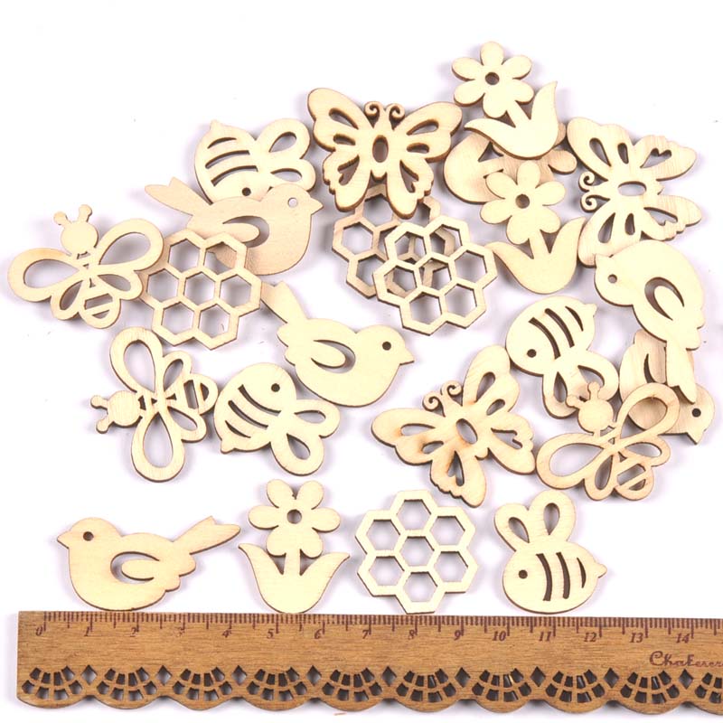 Unfinished Christmas Decor Flo - Oud Wood Chip recension och pris