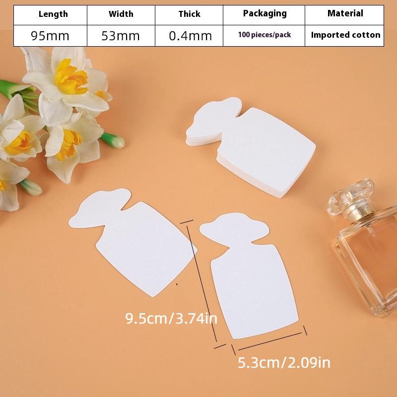100Pcs Disposable White Perfum - Perfume Fragrance Samples recension och pris