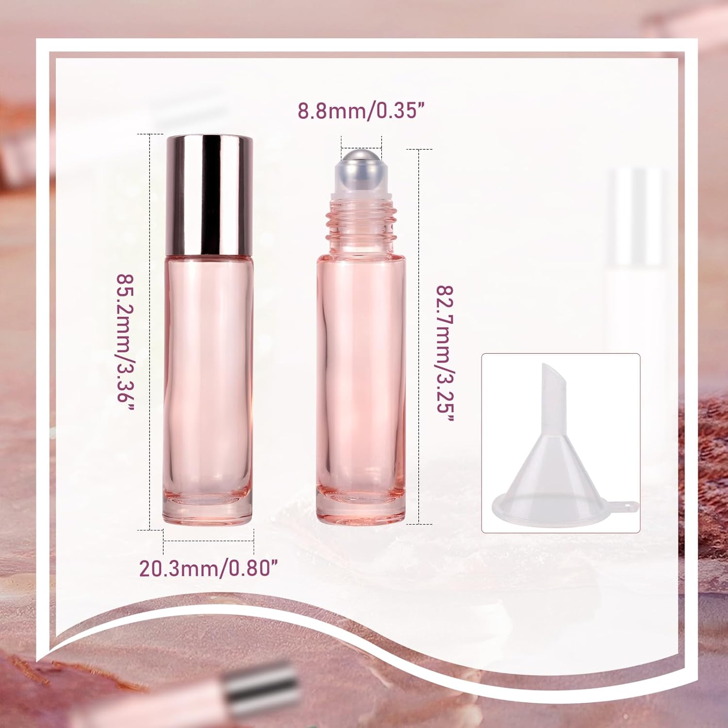 14pcs 10ml Glass Roller Bottle - Perfume Imperium Fragrance World recension och pris