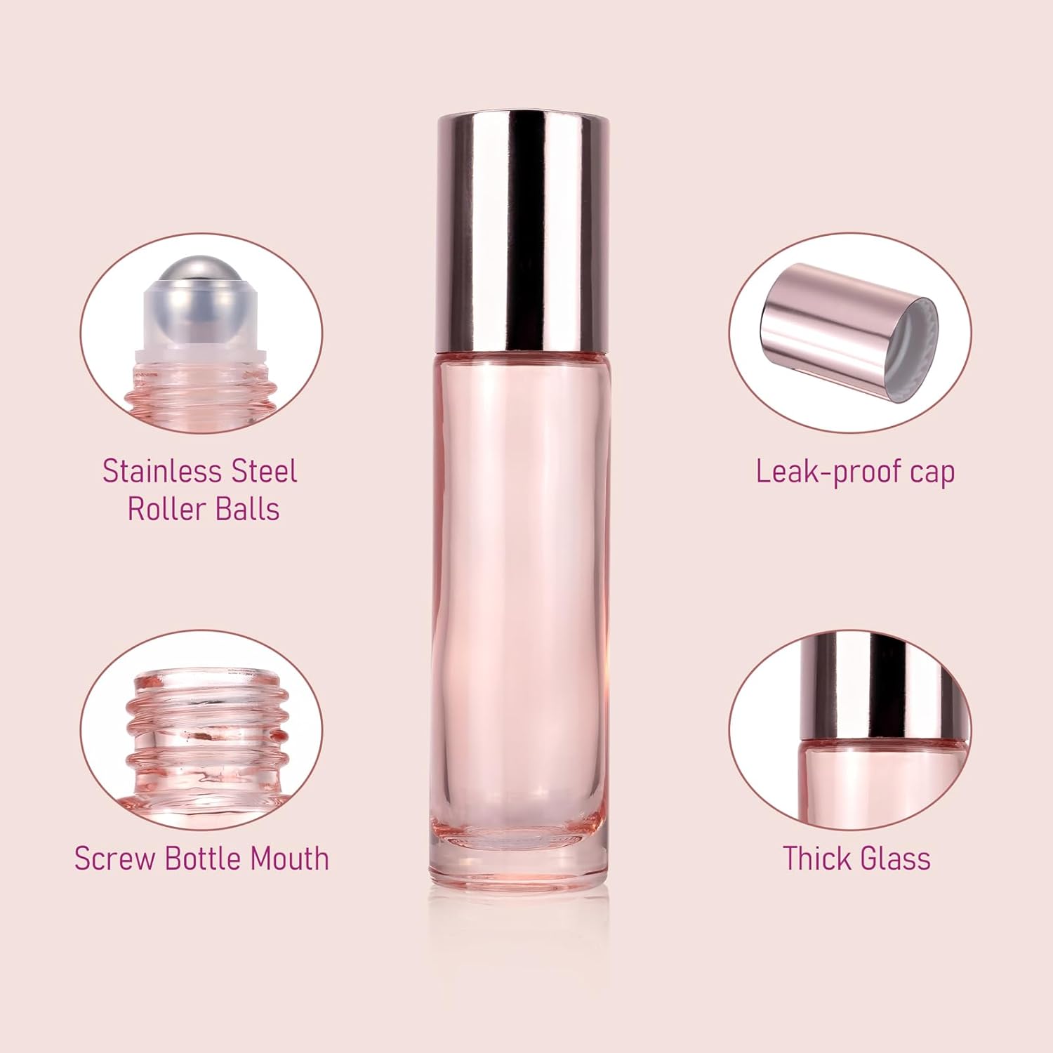 14pcs 10ml Glass Roller Bottle - Perfume Imperium Fragrance World recension och pris