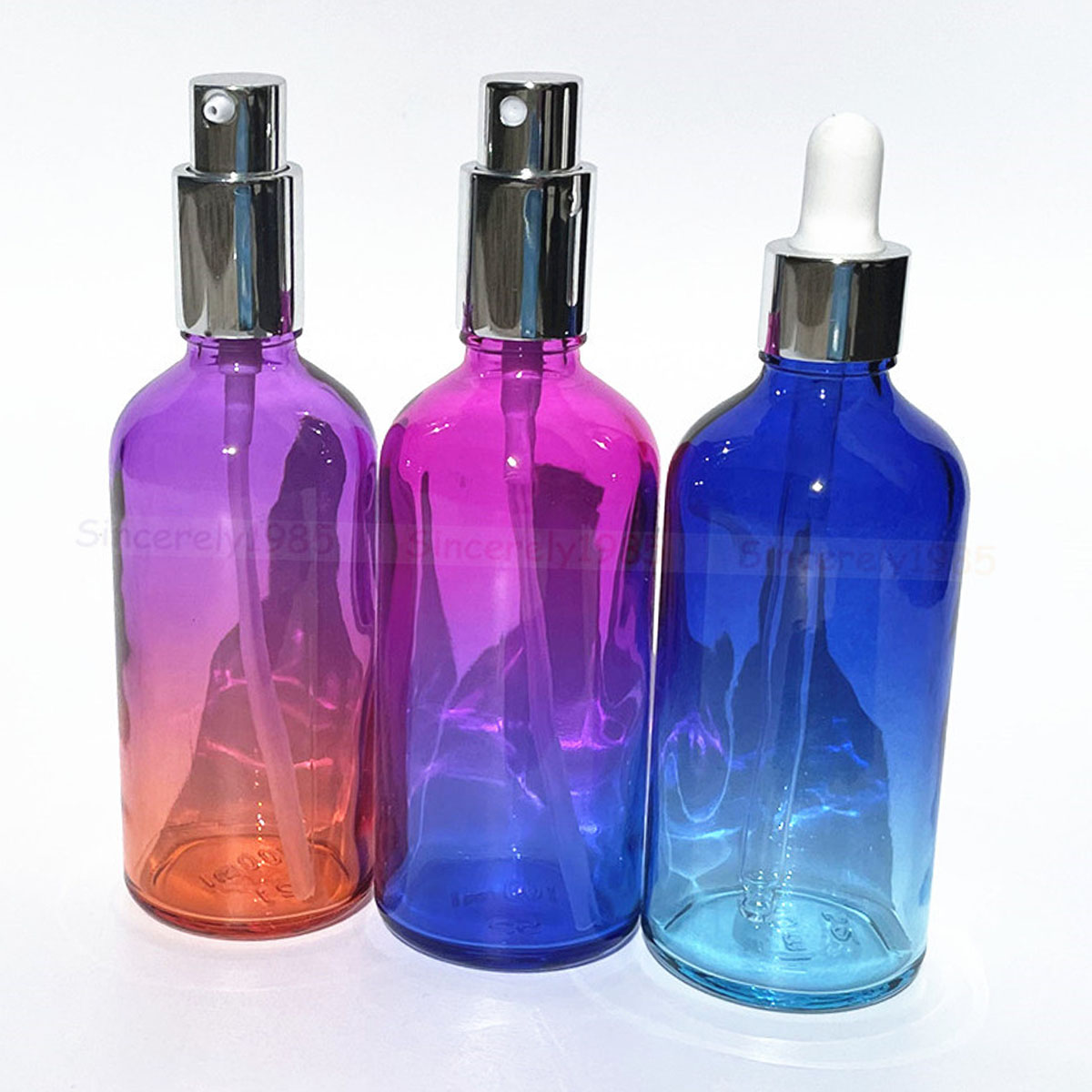 1X 3x 100ml Gradient Color gla - Fragrance Atomizer Pump recension och pris