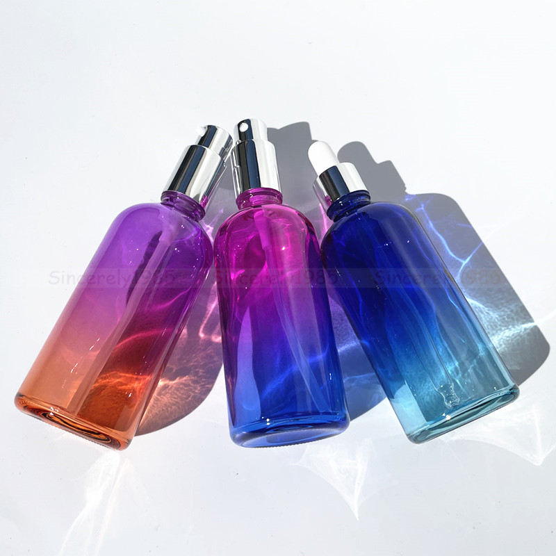 1X 3x 100ml Gradient Color gla - Fragrance Atomizer Pump recension och pris