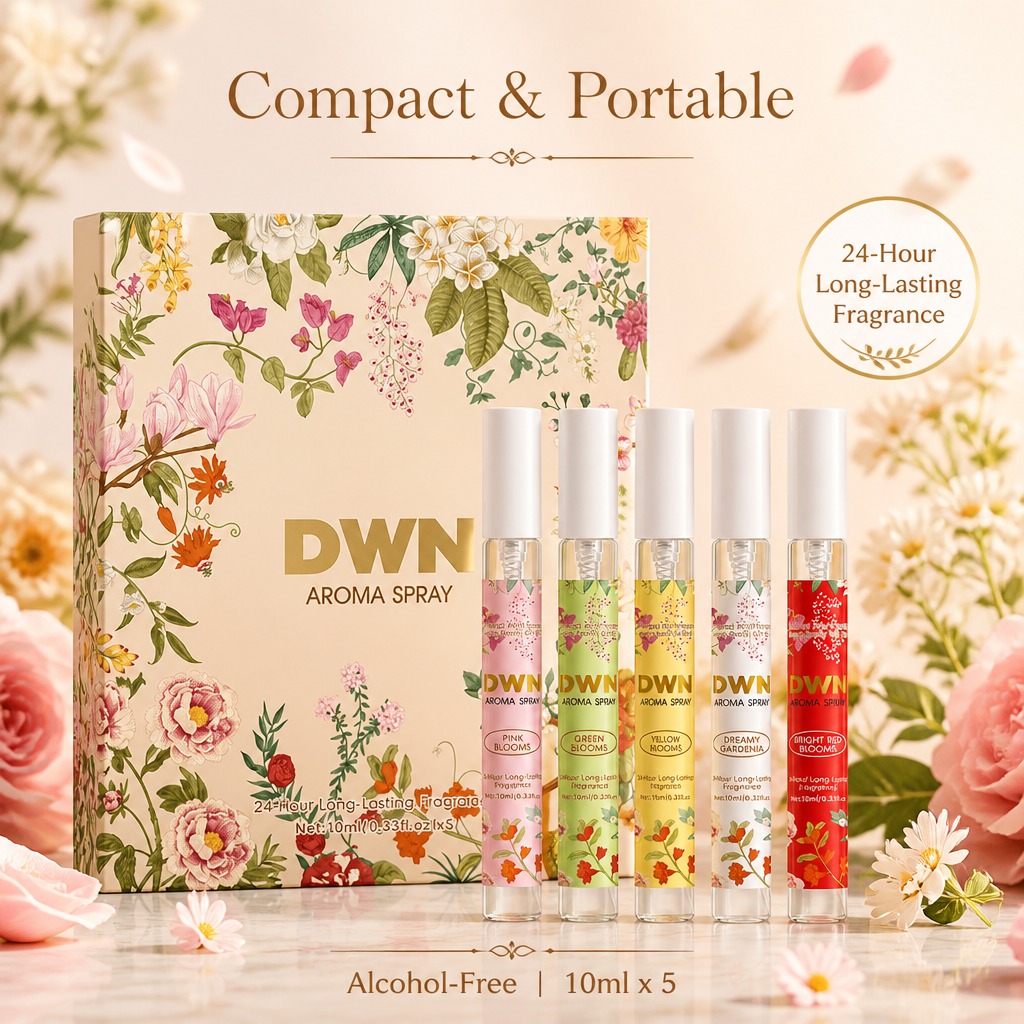 5-Piece Flower Perfume Gift Se - Perfume Fragrance Samples recension och pris