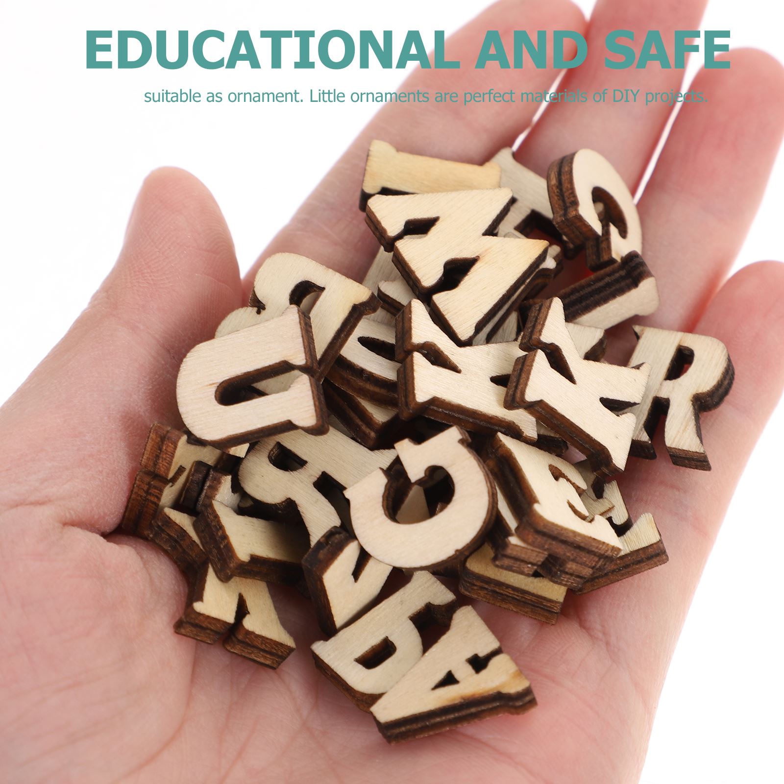 100pcs DIY Doodle Educational  - Oud Wood Chip recension och pris